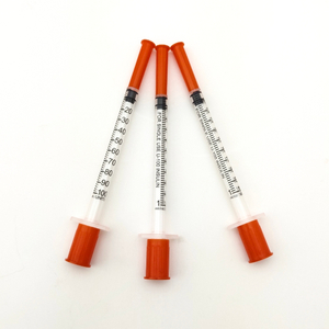 "Jeringa de insulina desechable 1ml"